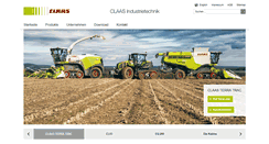 Desktop Screenshot of claas-industrietechnik.com